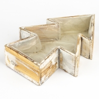 Vánoční dekorace - stromeček (set 2ks)