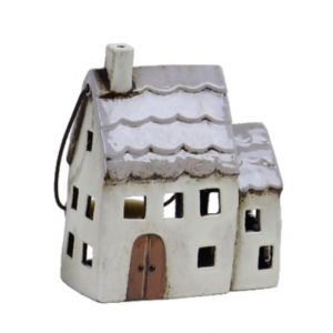 Vánoční dekorace svícen domeček typ C