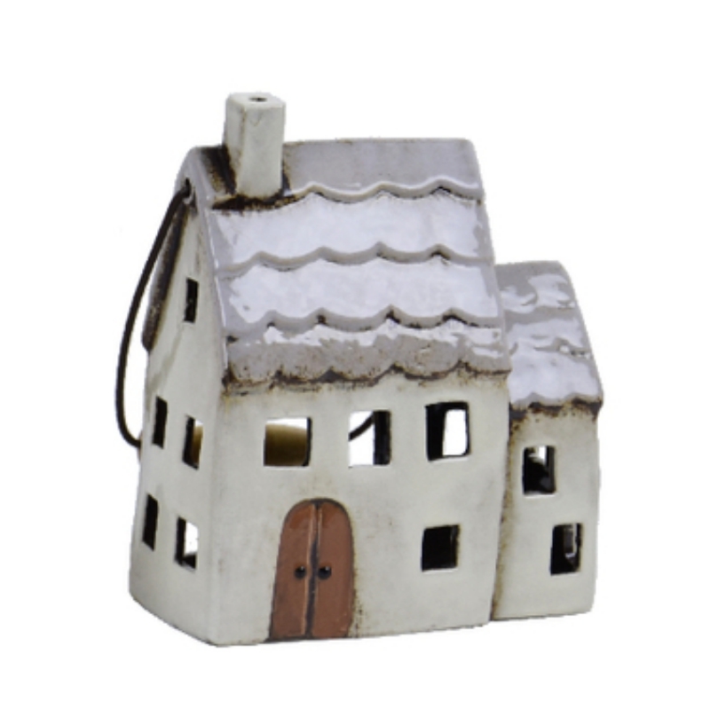 Vánoční dekorace svícen domeček typ C