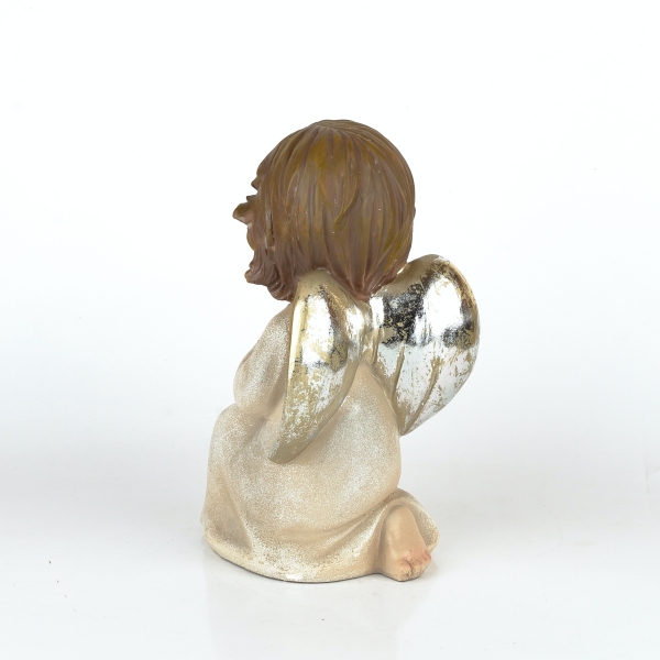 Vánoční dekorace svítící anděl 24cm 