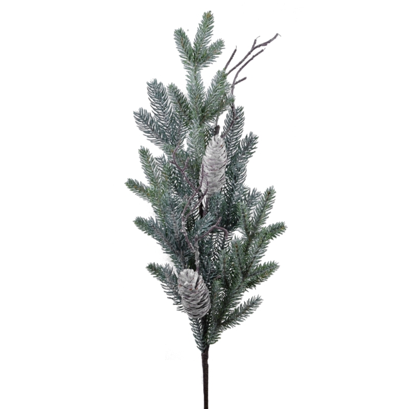 Vánoční dekorace umělá větev jehličnatá 70cm
