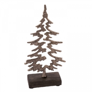 Vánoční dekorace výprodej - strom na podstavci 30x5x15cm