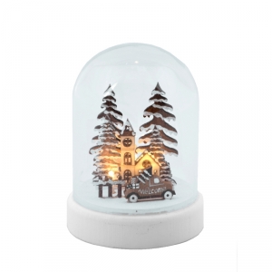 Vánoční dekorace Zasněžená vesnice - svítící