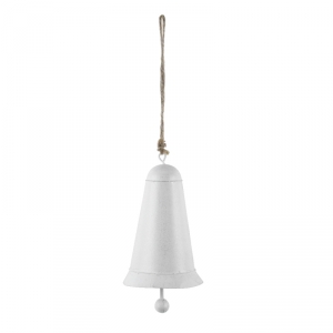 Vánoční dekorace zvonek kovový 12cm