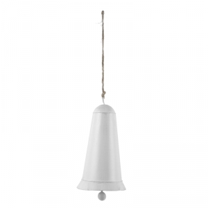 Vánoční dekorace zvonek kovový 19cm