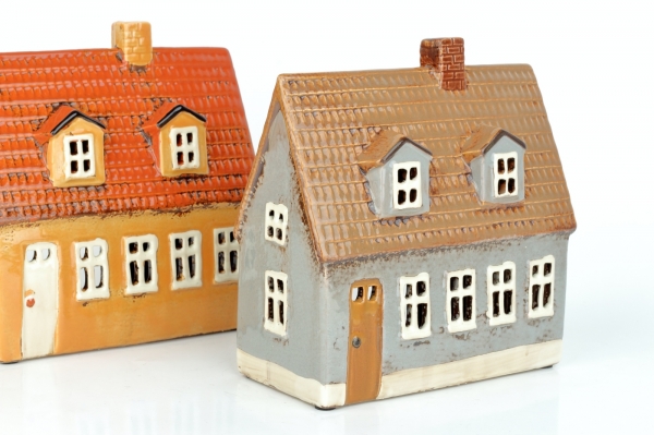 Vánoční domeček horská chalupa 18x8x16cm