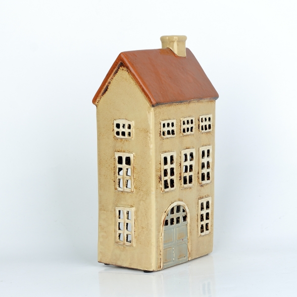 Vánoční domeček na svíčku 12,5x26x8,6cm A