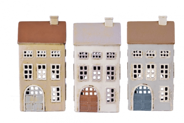 Vánoční domeček na svíčku 12,5x26x8,6cm A