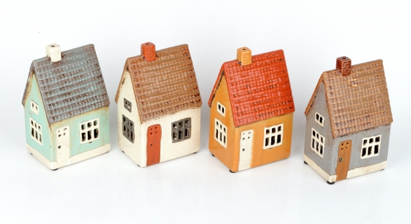 Vánoční domeček NOVAline 17x7x10cm