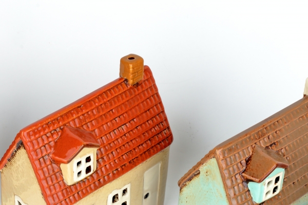 Vánoční domeček NOVAline 17x7x13cm