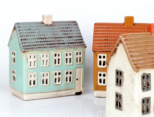 Vánoční domeček škola 17x8x14cm 