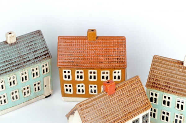 Vánoční domeček škola 17x8x14cm 