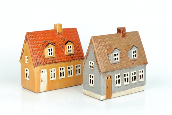 Vánoční domeček škola 18x8x16cm