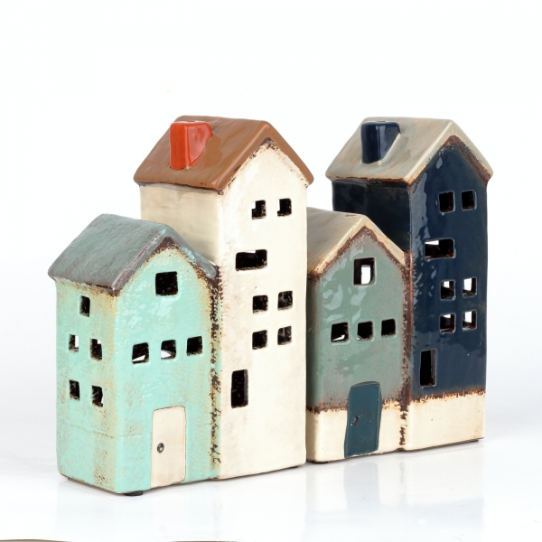 Vánoční domečky 20x7x12cm