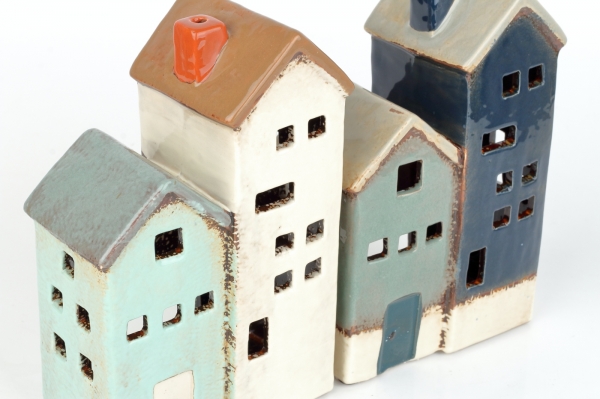 Vánoční domečky výška 20x7x12cm