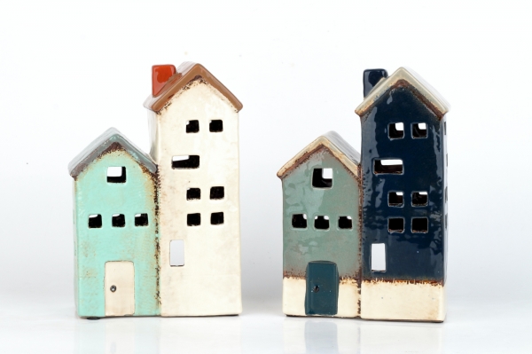 Vánoční domečky výška 20x7x12cm