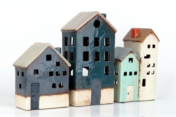 Vánoční domečky výška 20x7x12cm