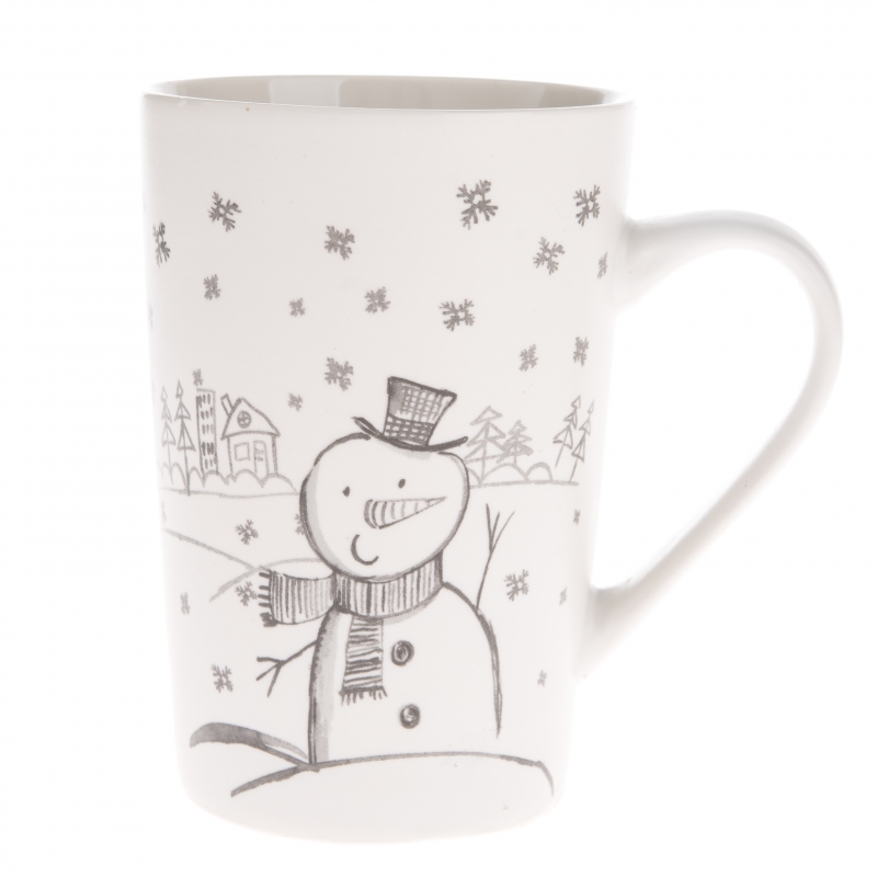 Vánoční hrnek se sněhulákem 435ml