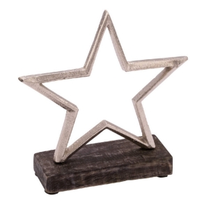 Vánoční hvězda dekorace 17x5x17,5cm
