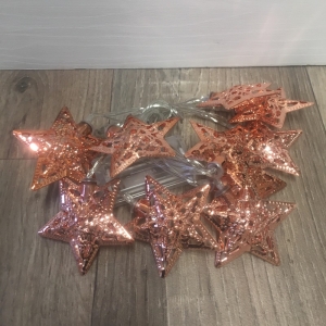 Vánoční osvětlení světelné řetězy LED hvězdy 165cm