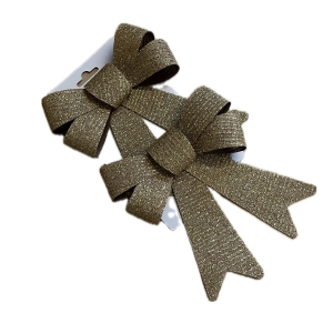 Vánoční ozdoba Mašle 20 cm  2 ks v balení