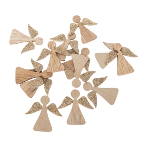 Vánoční přízdoby andělé 5x5 cm 