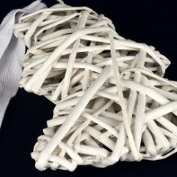 Vánoční proutěný stromek 17x13cm