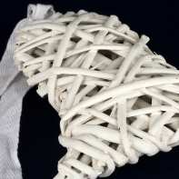 Vánoční proutěný zvonek 17x14cm