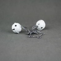 Vánoční rolničky modré (set 2ks)