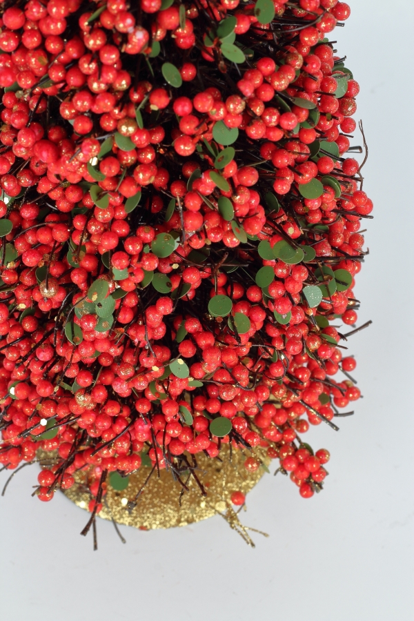 Vánoční stromek umělý červený 18x50cm