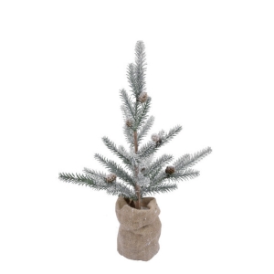 Vánoční stromek v jutovém obalu 40x55x40cm