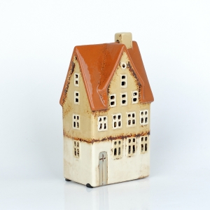 Vánoční světelné dekorace domeček 10x20x8cm B