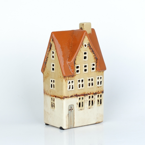 Vánoční světelné dekorace domeček 10x20x8cm B