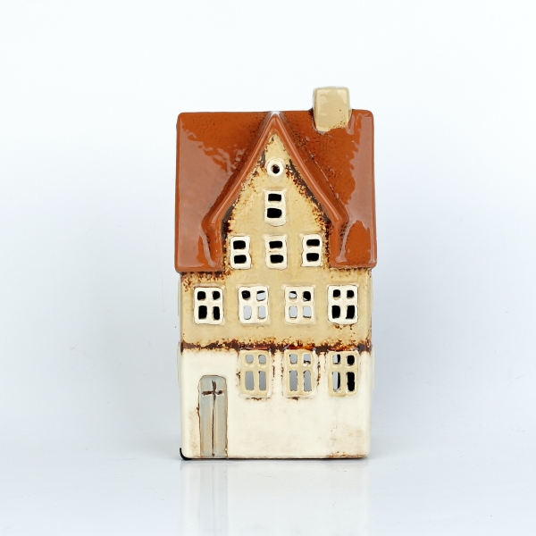 Vánoční světelné dekorace domeček 10x20x8cm B