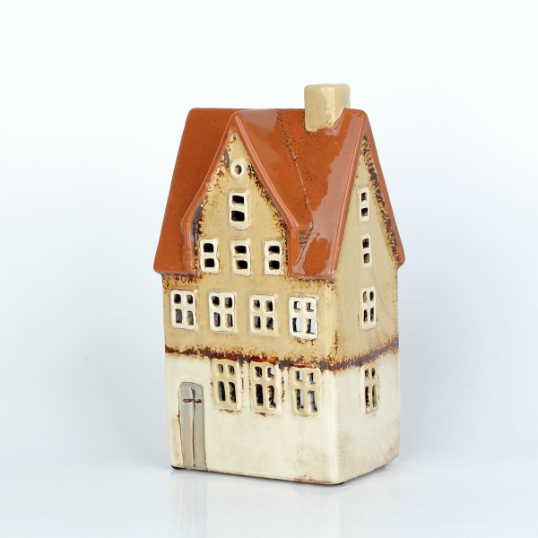 Vánoční světelné dekorace domeček 10x20x8cm B