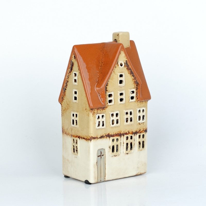 Vánoční světelné dekorace domeček 10x20x8cm B