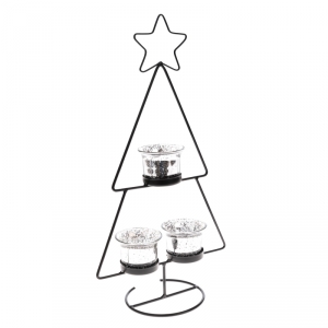 Vánoční svícen do okna stromeček