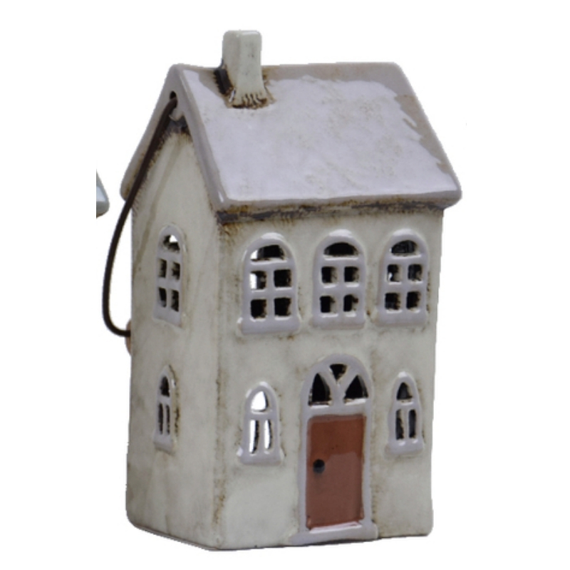 Vánoční svícen domeček keramický typ A