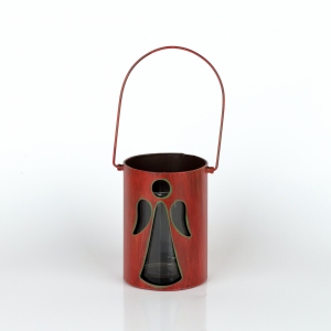 Vánoční svícen na stůl s andělem 8,5x12cm