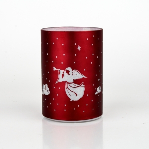 Vánoční svícen s LED světlem andělíček