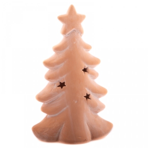 Vánoční svícen  stromek - natur