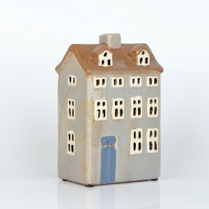 Vánoční svítící domeček 11,5x18,5x8cm  B