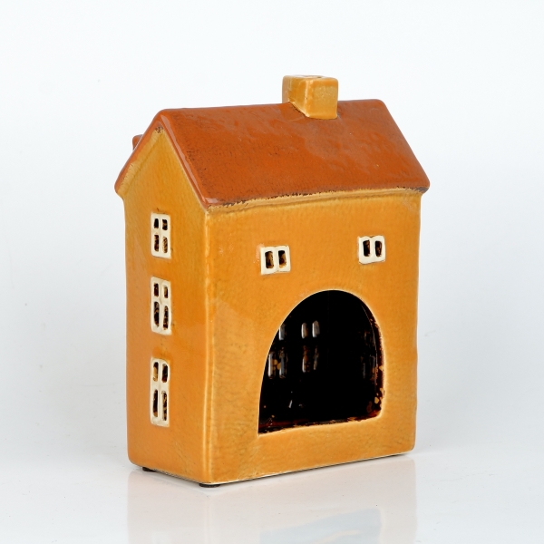 Vánoční svítící domeček 14x19x7,5cm B