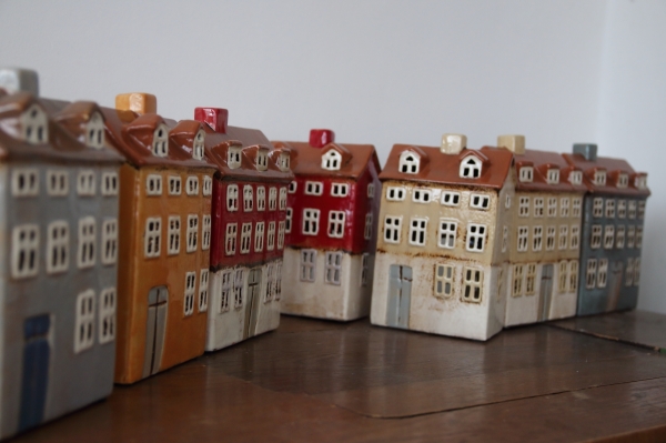 Vánoční svítící domeček 14x19x7,5cm B