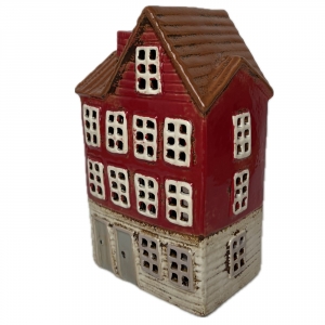 Vánoční svítící domeček 15x23,5x10cm Typ A