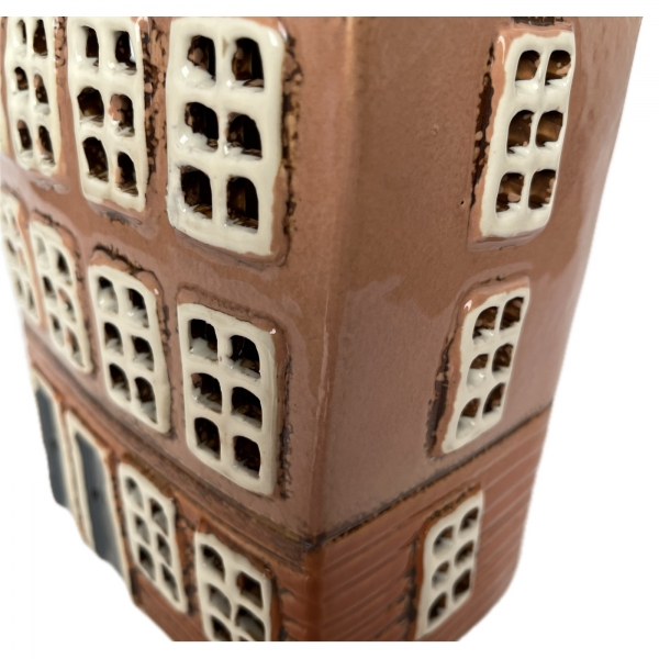 Vánoční svítící domeček 15x23,5x10cm Typ C