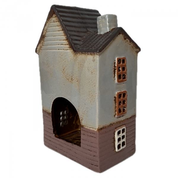 Vánoční svítící domeček 15x23,5x10cm Typ D