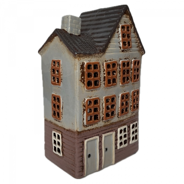 Vánoční svítící domeček 15x23,5x10cm Typ D