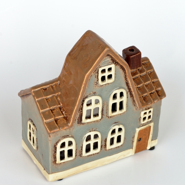 Vánoční svítící domeček 5,5 v17 x h8,5 cm