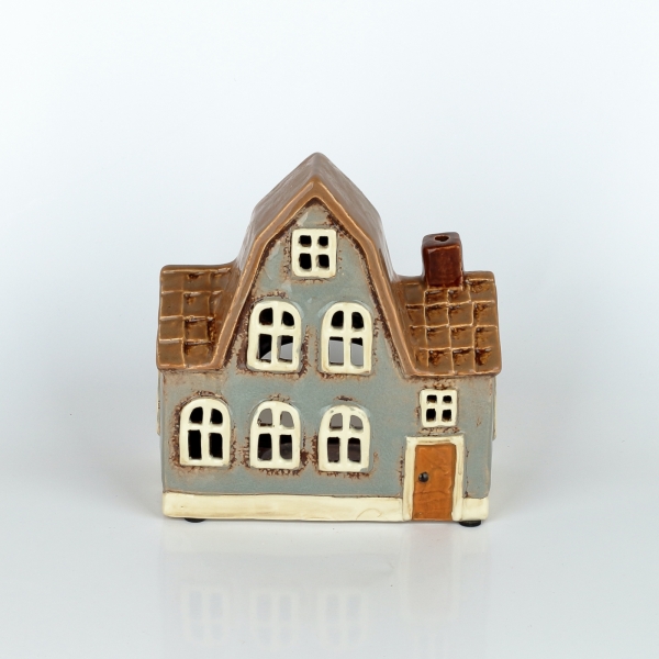 Vánoční svítící domeček 5,5 v17 x h8,5 cm